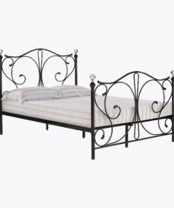 Florence 4.6 Double Bed Black