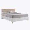 Stockholm 4.6 Double Bed White-Oak